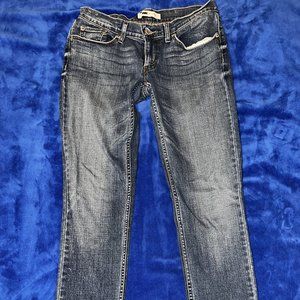 LEVI'S 524 Skinny Jeans Size 7M